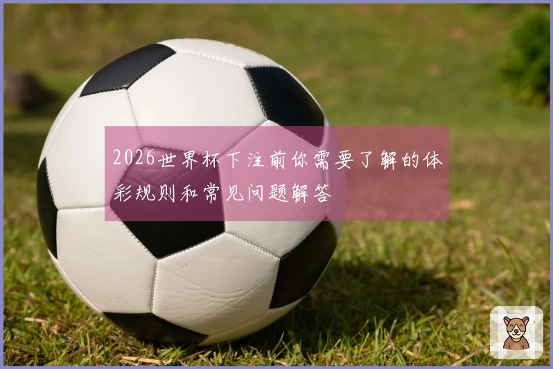 2026世界杯下注前你需要了解的体彩规则和常见问题解答